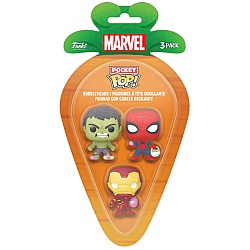 3 Pack Carrot Pocket Pop! Marvel Pdq