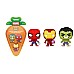 3 Pack Carrot Pocket Pop! Marvel Pdq