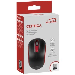 Mouse Speedlink Ceptica Wireless Black-red