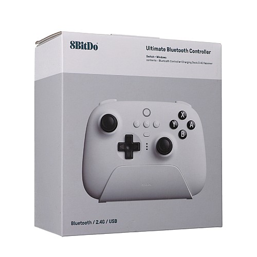 Controller 8bitdo Ultimate With Charging Dock White