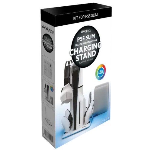 Charging Stand Maxx Tech Slim Dlx Led Multi-function