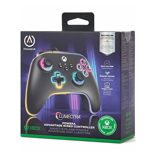 Controller Powera Advantage Wired M/ Lumectra Black