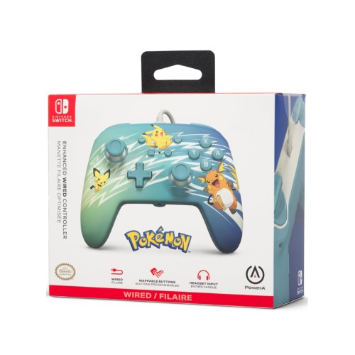 Controller Powera Enhanced Wired Pikachu Evolution