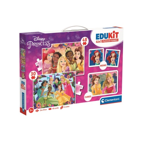 Puzzle Clementoni Edukit 4in1 Disney Princess (18297)