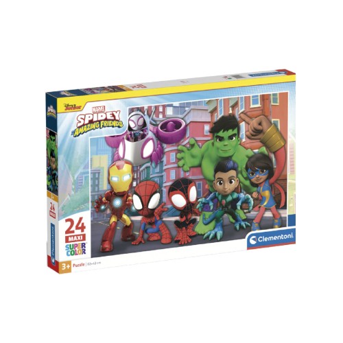 Clementoni Puzzle Maxispidey And His Amazing Friends (24 Pcs) (24249)