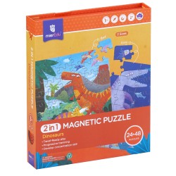 Mieredu Magnetic Puzzle 24+48 Pcs Dinosaurs (me181)