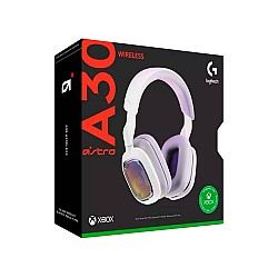 Headset Logitech Astro A30 Wireless White/purple