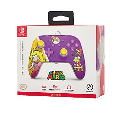 Controller Powera Enhanced Wired Princess Peach Battle