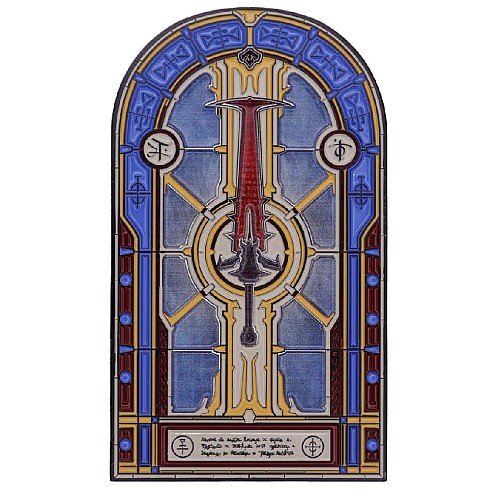Doom Limited Edition Crucible Sword Stained Glass Window Ingot