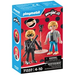 Playmobil Miraculous Adrien & Cat Noir (71337)