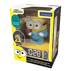 Lexibook Minions 3d Alarm Clock With Night Light (rl800des)