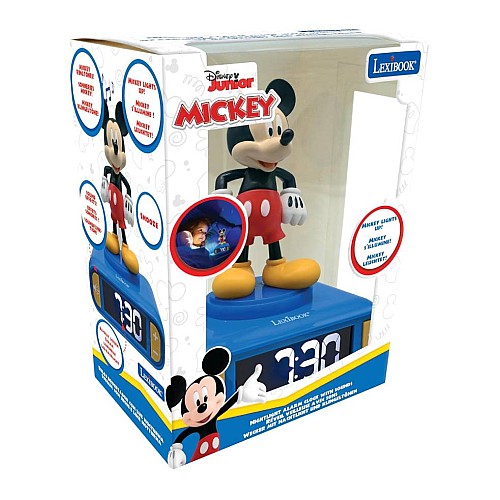 Lexibook Mickey 3d Digital Alarm Clock & Night Light (rl800mch)