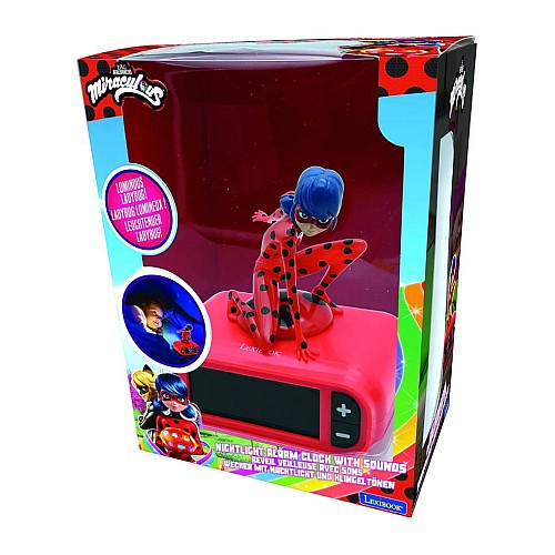 Lexibook Miraculous Light Character Radio Alarm Clock (rl800mi)