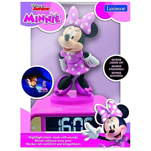 Lexibook Minnie 3d Digital Alarm Clock & Night Light (rl800mn)