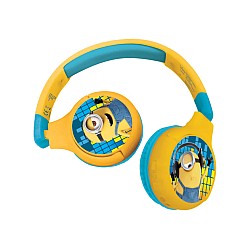 Headphones Lexibook Minions 2 In 1 Bluetooth(r) (hpbt010des)