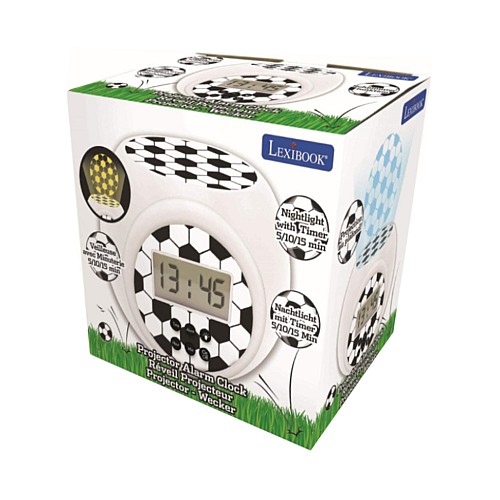 Lexibook Projector Alarm Clock Football With Timer (rl977fo)