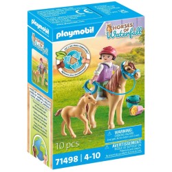 Playmobil Child With Pony And Foal (71498)
