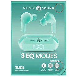 Earpods Ms Slide 3eq Lcd Tws Bt Green