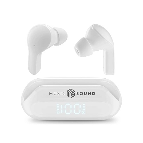 Earpods Ms Slide 3eq Lcd Tws Bt White