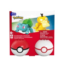 Mega Pokemon Bulbasaur And Psyduck Pokeball Hxp14