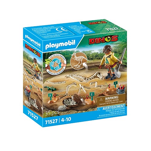 Playmobil Archaeological Dig With Dinosaur Skeleton (71527)