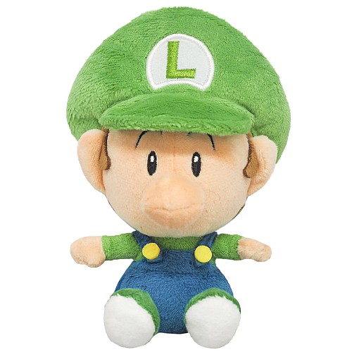 Super Mario Baby Luigi Plush 16cm