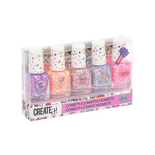 Create It! Nailpolish Confetti 5 Pack (84147)