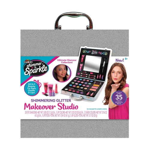 Shimmer 'n Sparkle Shimmering Glitter Makeover Studio Case (17965)