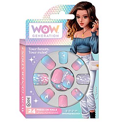 Wow Generation Set Of 24 Adhesive Nails