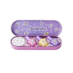 Martinelia Super Girl Nail Polish & Stickers Tin Box (aq-12231)