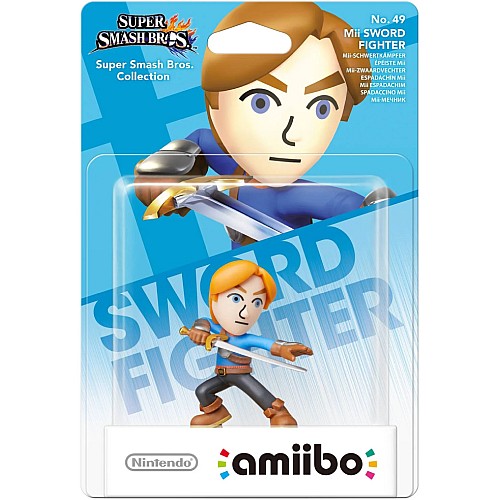 Amiibo Super Smash Bros No49 Mii Sword Fighter