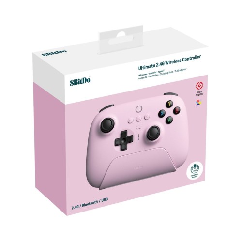 Controller 8bitdo Ultimate 2.4g Pad Hall Edition Pink