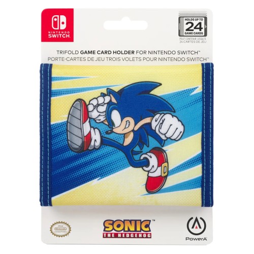 Powera Trifold Game Card Wallet Sonic Kick