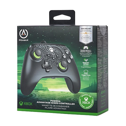 Controller Powera Advantage Wired Celestial Green