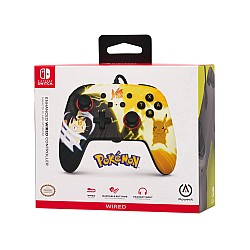 Controller Powera Enhanced Wired Pikachu Vs Meowth