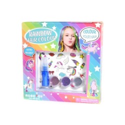 Robetoy Hair Spray Set With Glitter & Unicorn Tattoo (32361)