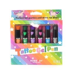 Robetoy Tattoo Gel Pen Deluxe (6 Pcs) (11904)