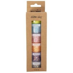 Diy Kit Glitter Clay 6 Pcs (78745)