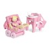 Le Toy Van Nursery Set With Baby Doll (lme044)
