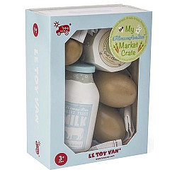 Le Toy Van Honeybee Eggs And Dairy Crate Set (ltv185)
