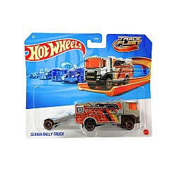 Mattel Hot Wheels Track Stars Scania Rally Truck (grey) (hxp25)