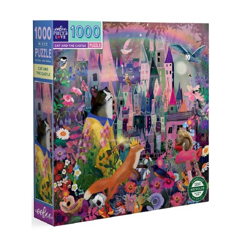 Eeboo Puzzle 1000pcs Cat And Castle (epztcac)