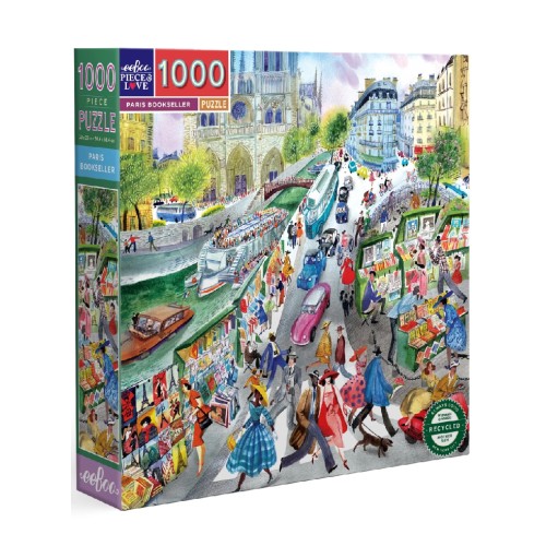 Eeboo Puzzle 1000pcs Paris Bookseller (epztpbs)