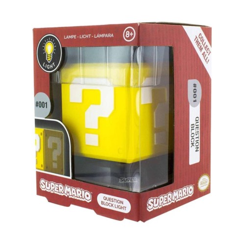 Paladone Nintendo Super Mario Question Block 3d Light (pp4372nnv2)
