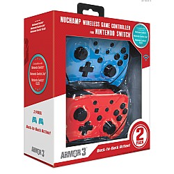 Controller Hyperkin Nuchamp Wireless Switch/oled (2 In Pack) (black,red)