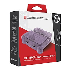 Hyperkin Retron S64 Console Dock Purple