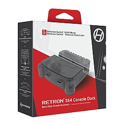 Hyperkin Retron S64 Console Dock Smoke Gray