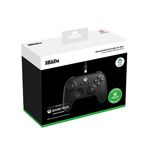 Controller 8bitdo Ultimate Wired Hall Ed/black