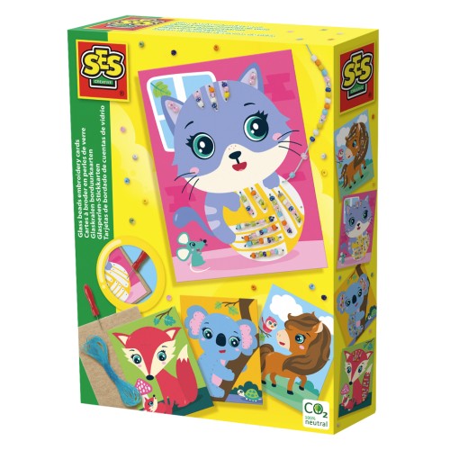 Ses Creative Embroidery Cards Glass Beads (s14781)