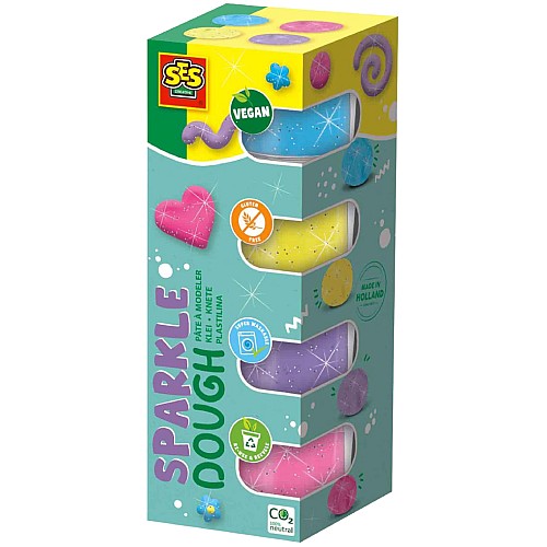 Ses Creative Dough Feel Good Sparkle 4x90gr (s00515)